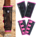Harrison Howard Loose-Fitting Horse Fly Leggings Breathable, Tear-Resistant Fine Mesh Leg Guards Stay-on Comfortable Fly Boots (Set of 4) - Image 11