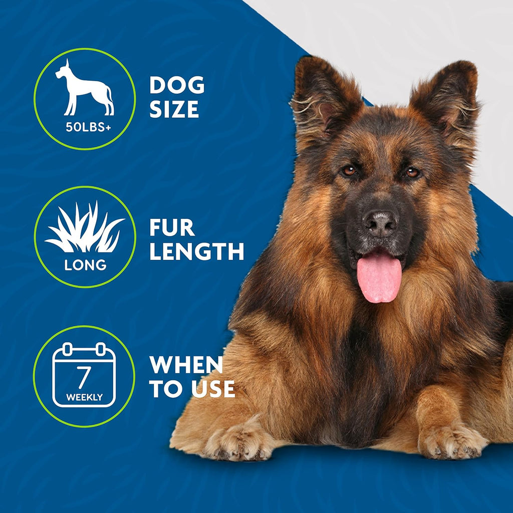 Authentic USA imported dog undercoat comb package display