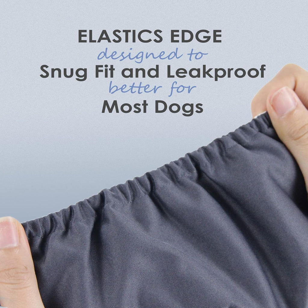Wegreeco male dog wrap in charcoal black and navy color options