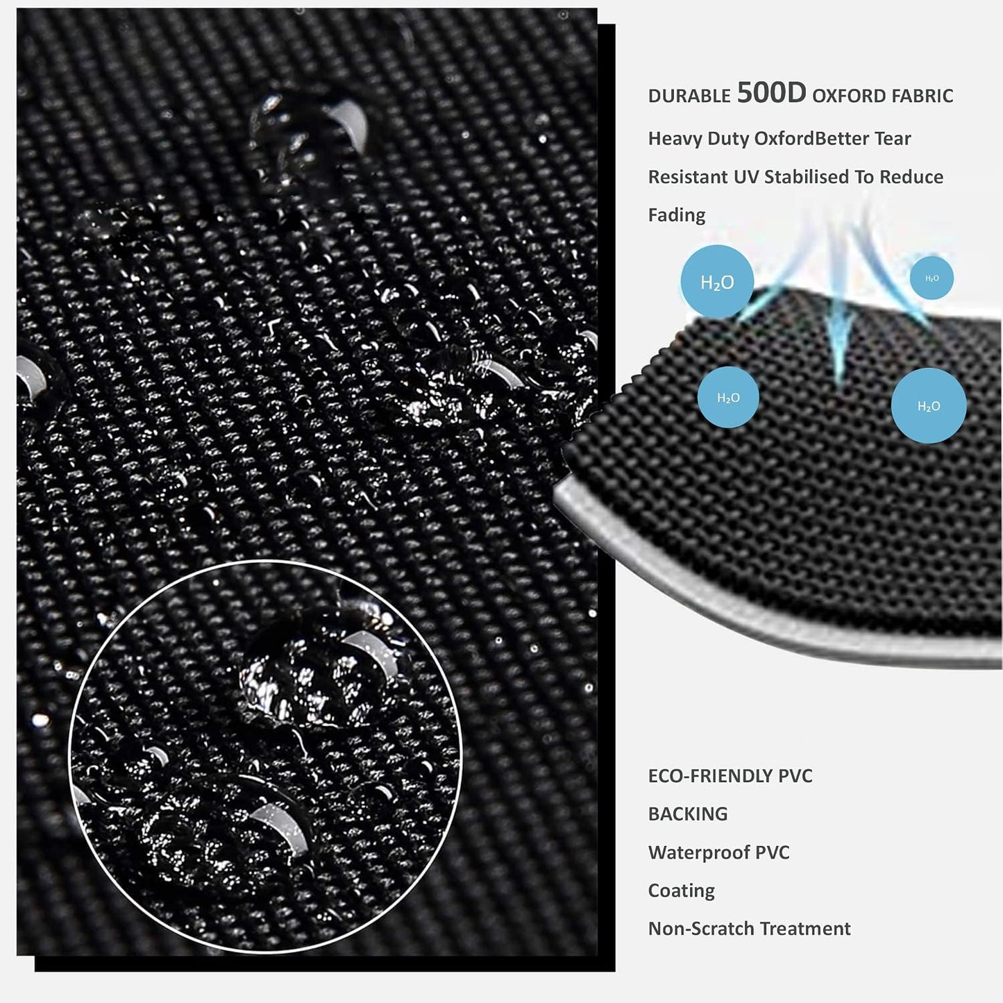 Breathable night cover for parakeet and parrot cages showing zipper closures