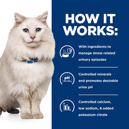 Hill's Prescription Diet c/d Multicare Stress Urinary Care Dry Cat Food, Chicken, 4 lb. Bag - Image 9