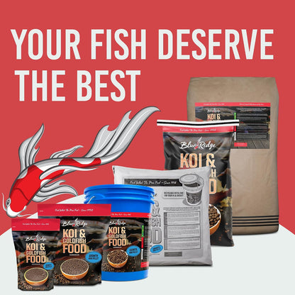 Blue Ridge fish hatchery all-season pond fish feed