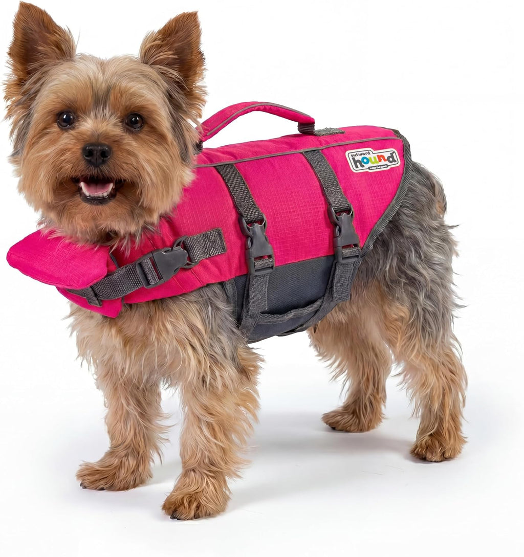 Outward Hound Granby Splash Orange Dog Life Jacket, Large - Image 15