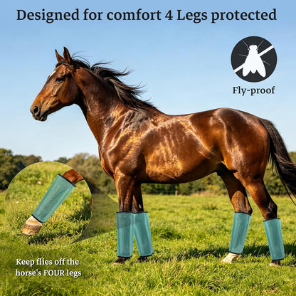 Breathable plastic mesh texture close up of KILILIUN anti-stomping horse wraps