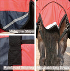 Gallopoff equestrian winter blanket fleece wither protector detail