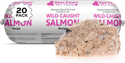 Raw Paws Signature Blend Pet Food for Dogs & Cats - Beef Recipe, 1-lb Rolls (20 Pack) - Fresh Pet Food Made in USA, Grass-Fed Beef, Natural Dog Food Rolls, Raw Frozen Dog Food & Cat Food - Image 11