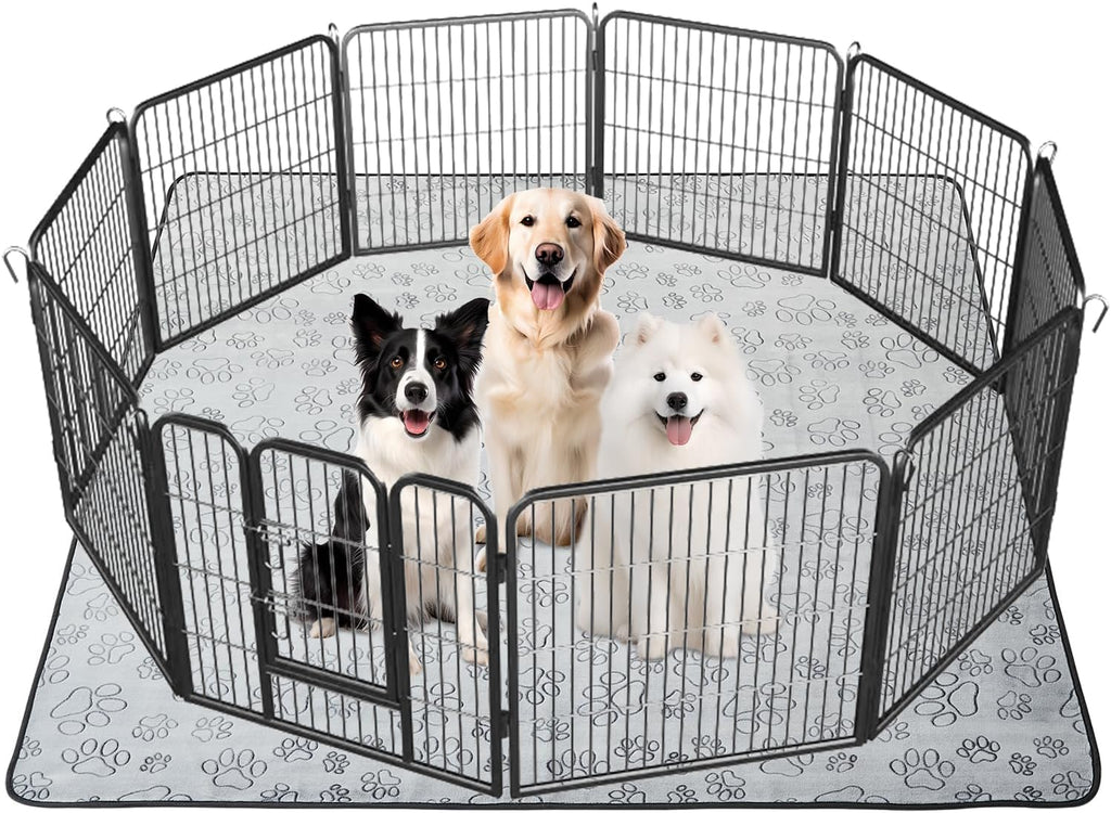 Qeils Reusable Puppy Pads, 2 Pack Washable Pee Pads for Dogs, Waterproof Non Slip Wee Wee pad, Absorbent and Leakproof Training Mats for Potty, Crate, Playpen, Bed, Sofa, 18"x 24" - Image 9