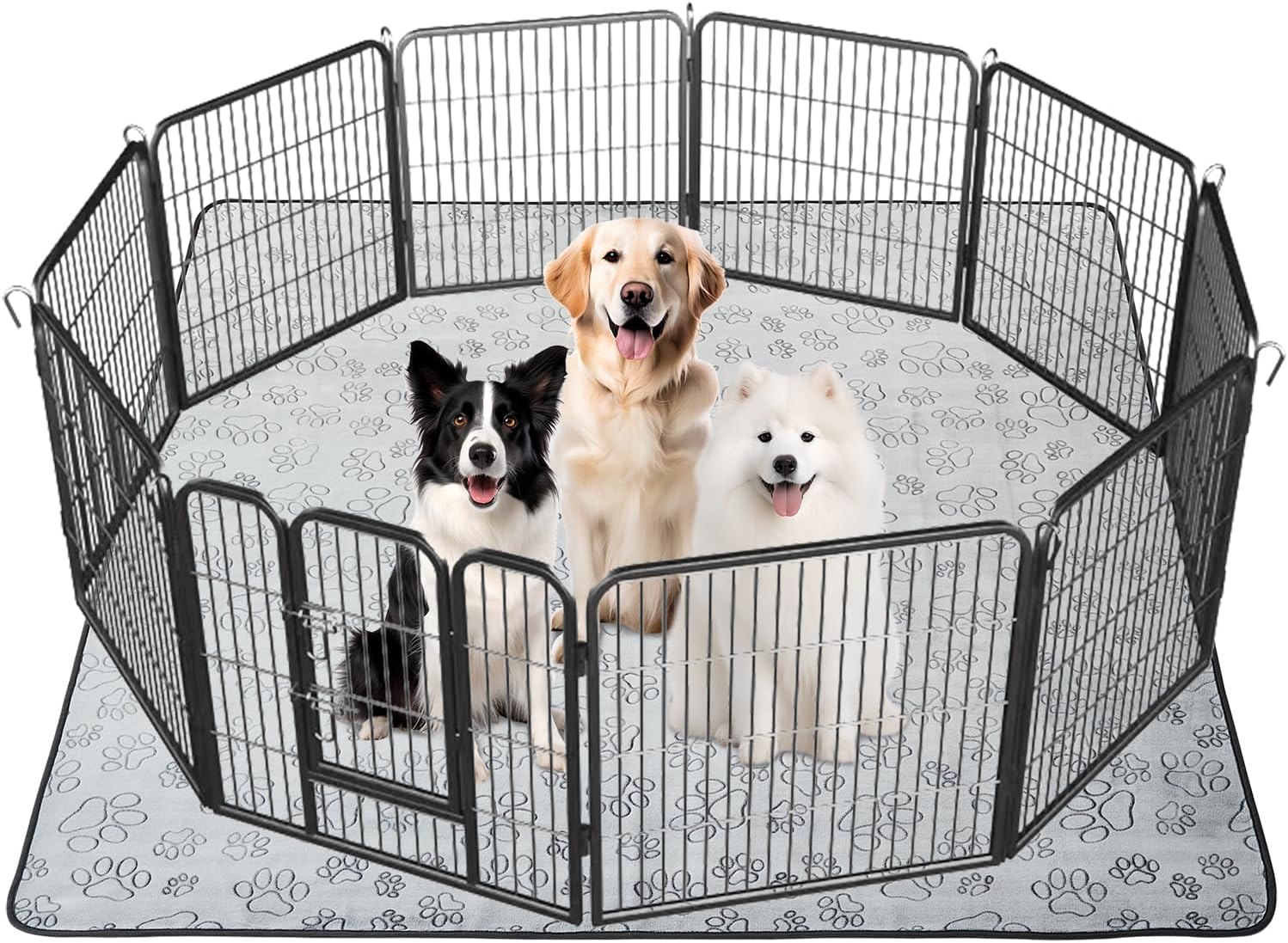 Qeils Reusable Puppy Pads, 2 Pack Washable Pee Pads for Dogs, Waterproof Non Slip Wee Wee pad, Absorbent and Leakproof Training Mats for Potty, Crate, Playpen, Bed, Sofa, 18"x 24" - Image 9