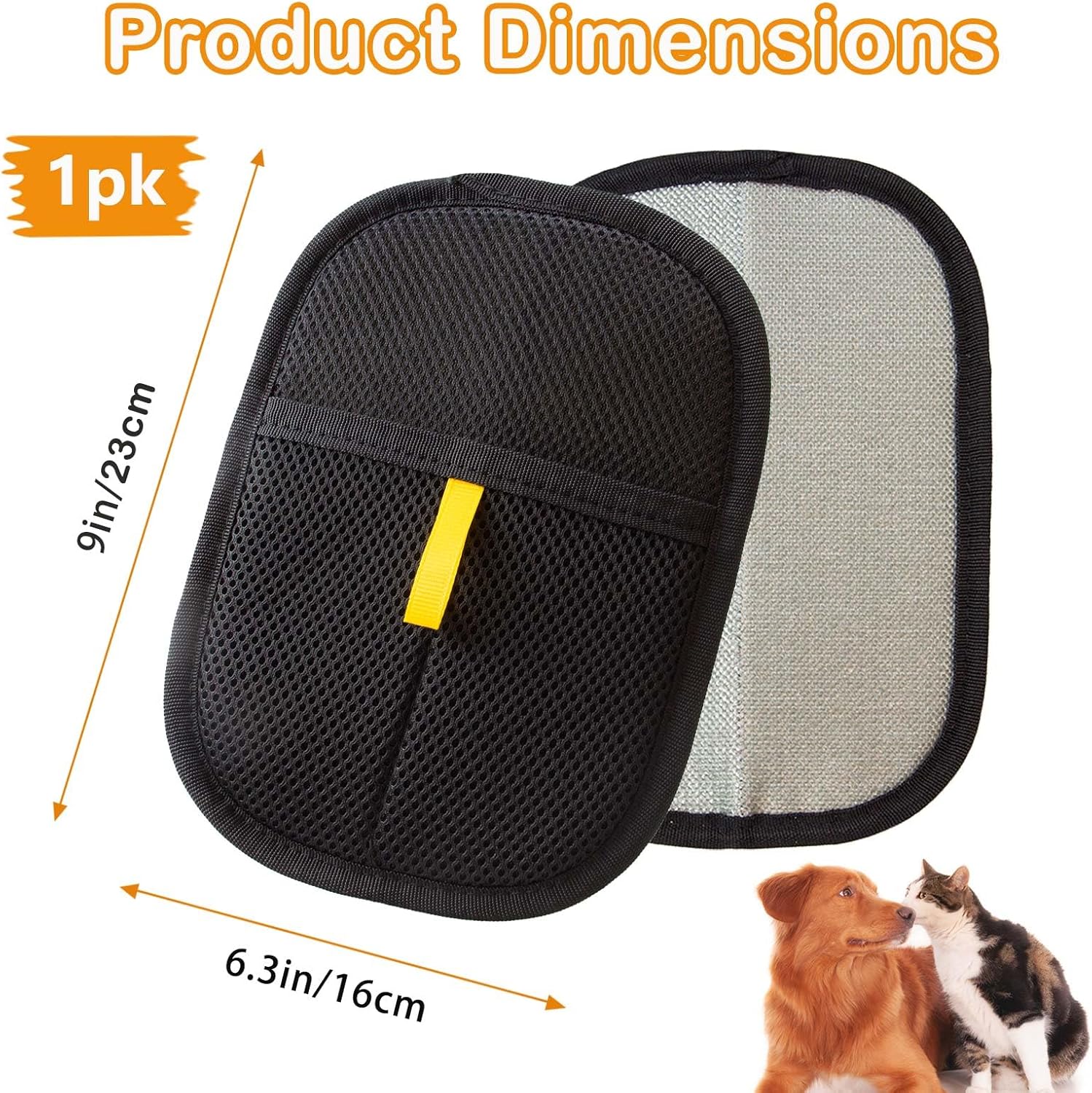 Poupua reusable hair remover mitt for pet owners