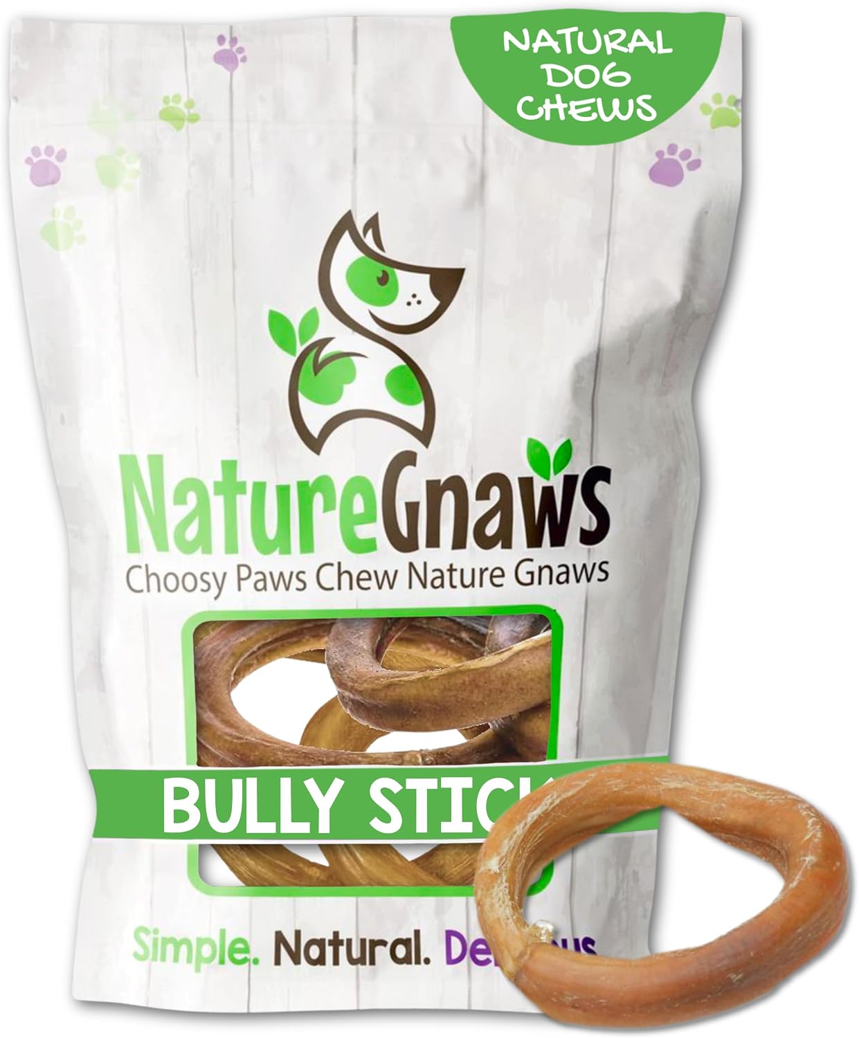 Nature Gnaws Bully Stick Springs for Dogs 7-8" (6 Count) - Long Lasting for Aggressive Chewers - Natural Curly Beef Dog Chew Bones - Rawhide Free - Image 11