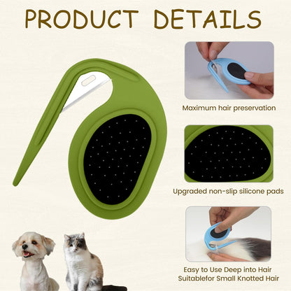 YTaraHub 4-piece knot remover set for long-haired cats and dogs