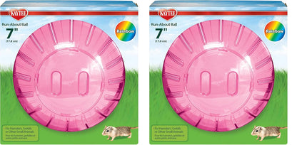 Kaytee mini run about clear exercise toy for dwarf hamsters
