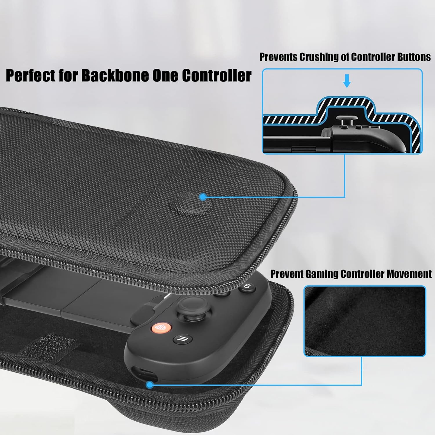 Aenllosi waterproof hard storage case mesh pocket interior accessory organization view