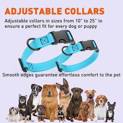 Dogline durable flexible biothane puppy collar water resistant material view