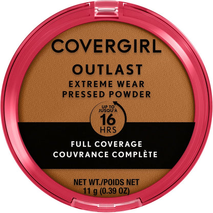 Covergirl Extreme Wear 16HR Pressed Powder Toasted Almond front view