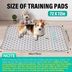 Furwey dog training pads showing four layer absorbent material construction