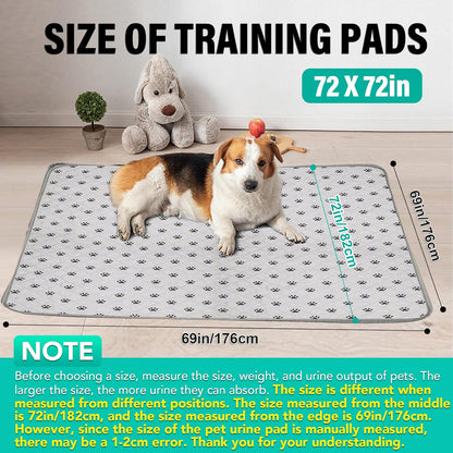 Furwey dog training pads showing four layer absorbent material construction