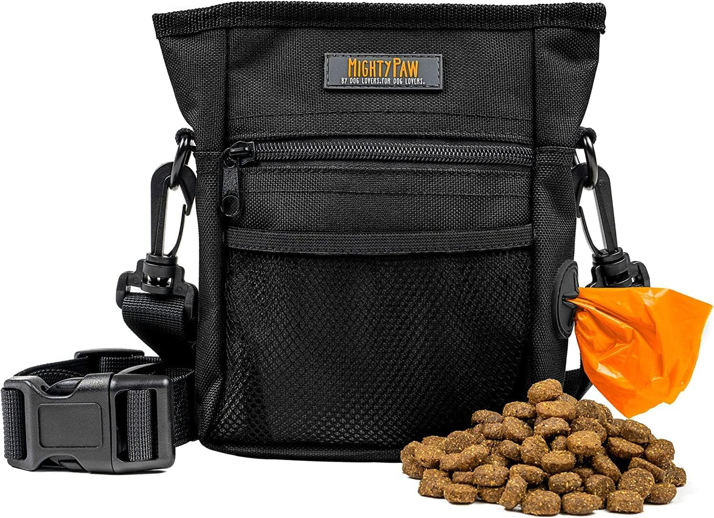 Mighty Paw Dog Treat Pouch | No Spill Magenetic Clasp - Hands-Free Pouches for Training - Pets Training Treat Pouches for Dog Walks - Pet Bags Pouch - Built in Poop Bag Holder - Image 10