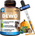 Beloved Pets Natural Intestinal Defense front view of the bottle showing the herbal liquid pet supplement.