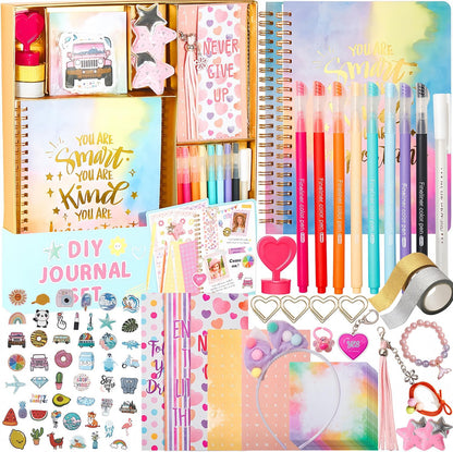 R Ruckerco Girls DIY Diary 54 Piece Set full kit contents view