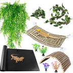 TankMatDecor complete reptile tank decor collection