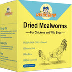 Nutritional label and product details for Hatortop mealworms