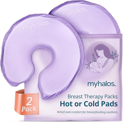 MyHalos breast therapy pads front packaging view