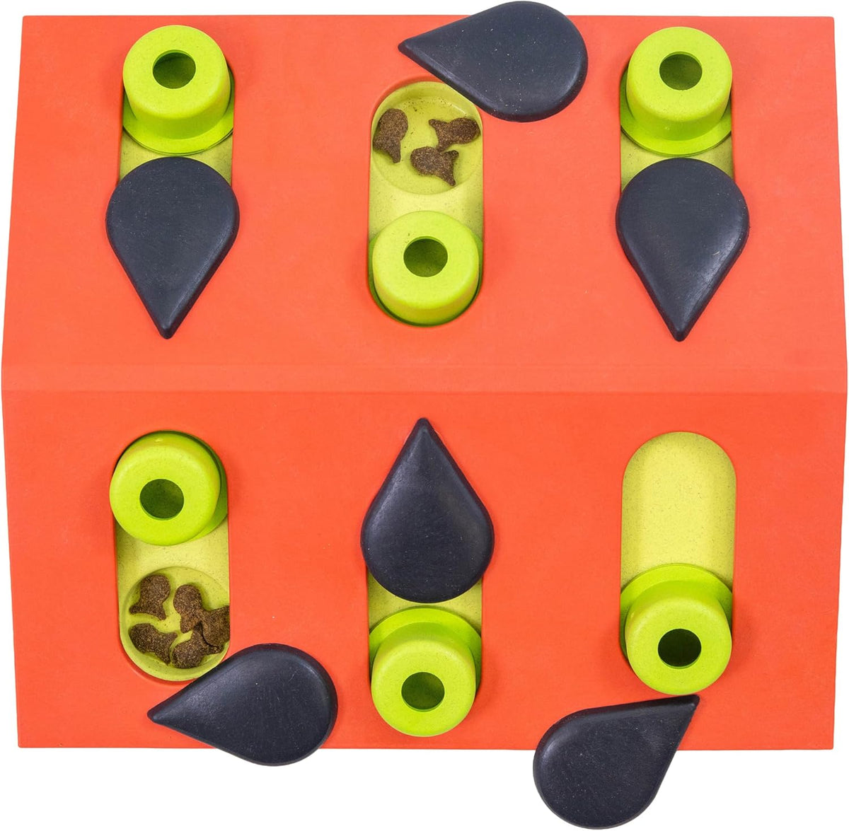 Catstages Nina Ottosson Buggin' Out Puzzle & Play Cat Puzzle Feeder - Interactive Treat Game for Indoor Cats, Level 2 Slow Feeder Enrichment Toy, 13.9" x 11.5" - Image 9