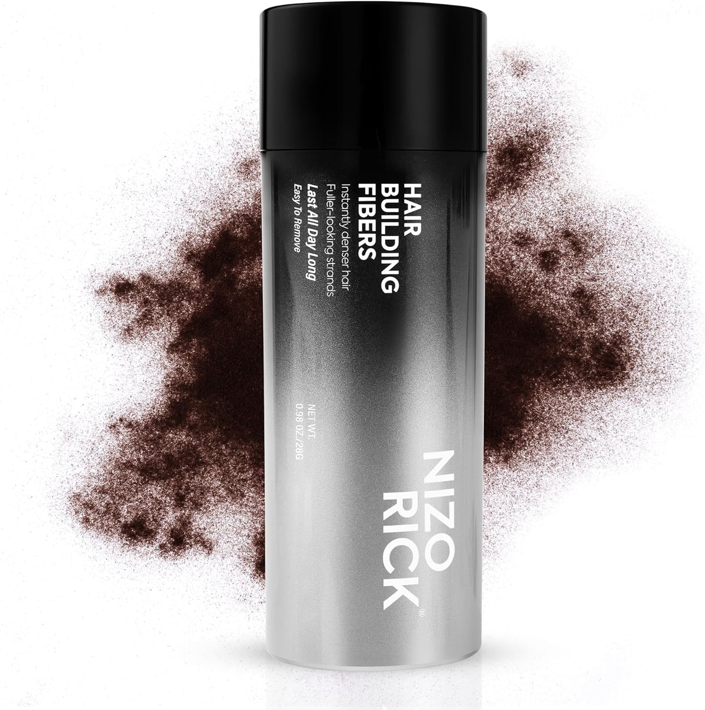 Paeceioni Nizorick Hair Thickening Fibers front view bottle for thinning hair concealer