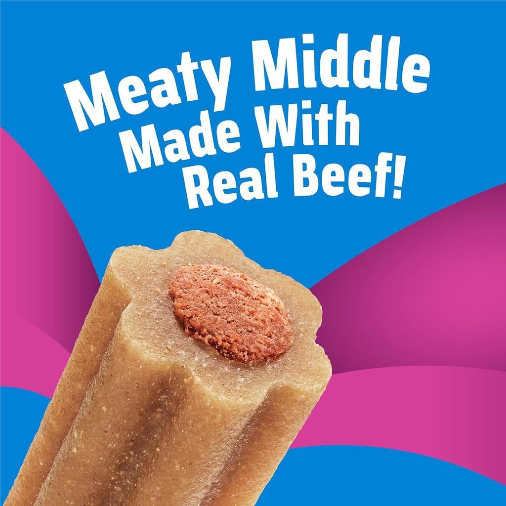 Busy Stuf'd dog treats pouch showing beef filling