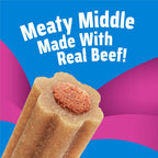Busy Stuf'd dog treats pouch showing beef filling
