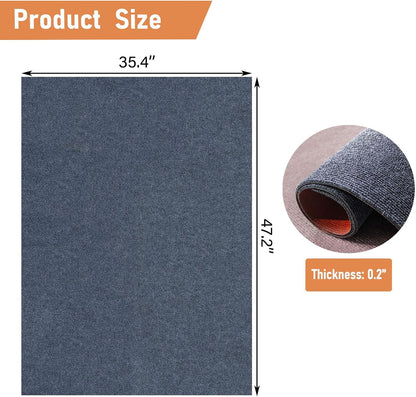 Close up of Rlinjyh waterproof pet mat texture and thickness