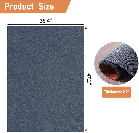 Close up of Rlinjyh waterproof pet mat texture and thickness