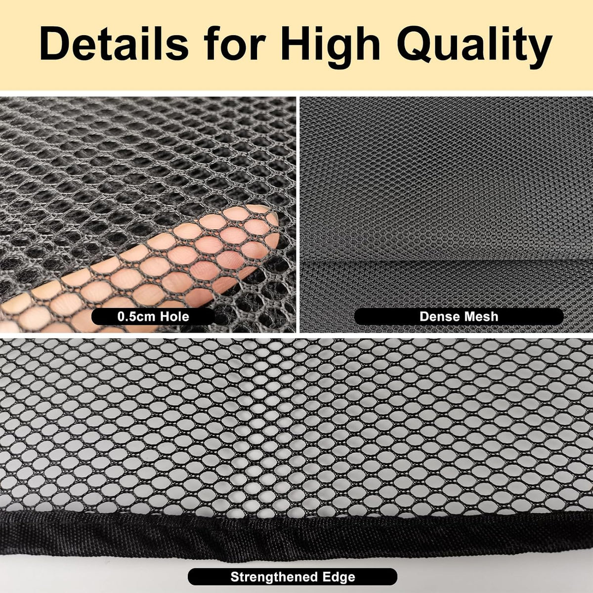 Pet protection mesh screen for balcony railings
