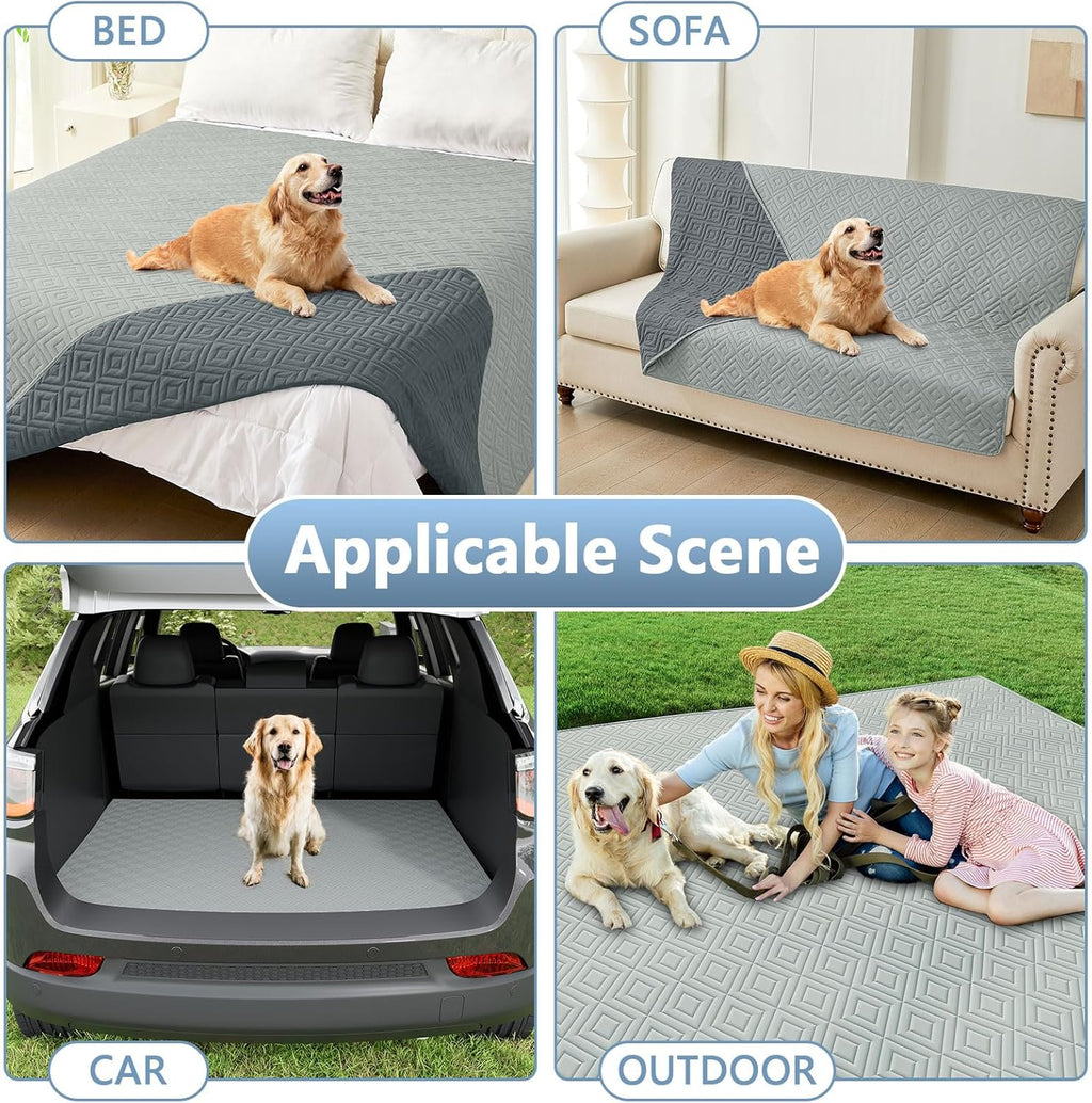 Hyha pet protection mat with internal waterproof layer close up view