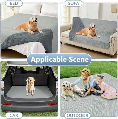 Hyha pet protection mat with internal waterproof layer close up view