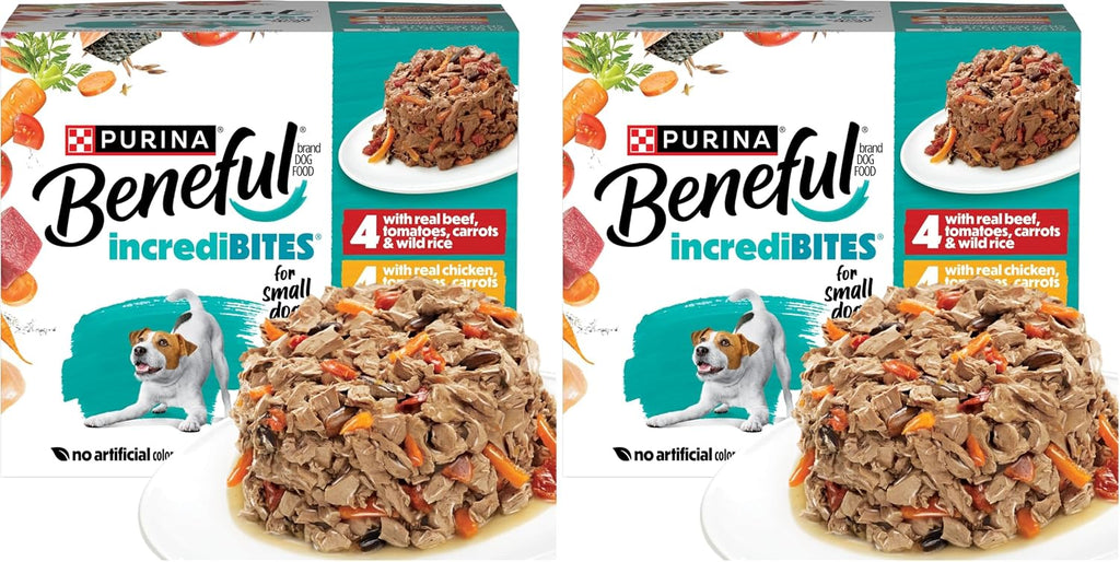 Beneful Purina Small Breed Wet Dog Food Variety Pack, IncrediBites With Real Beef, Chicken and Salmon - (Pack of 30) 3 Oz. Cans - Image 13