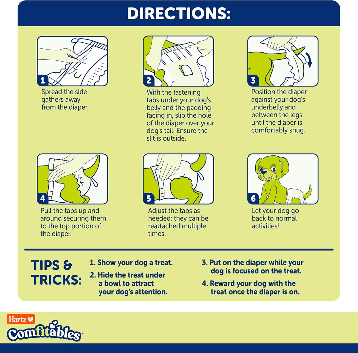 Hartz Disposable Dog Diapers, Size M 32 count, Comfortable & Secure Fit, Easy to Put On - Image 9