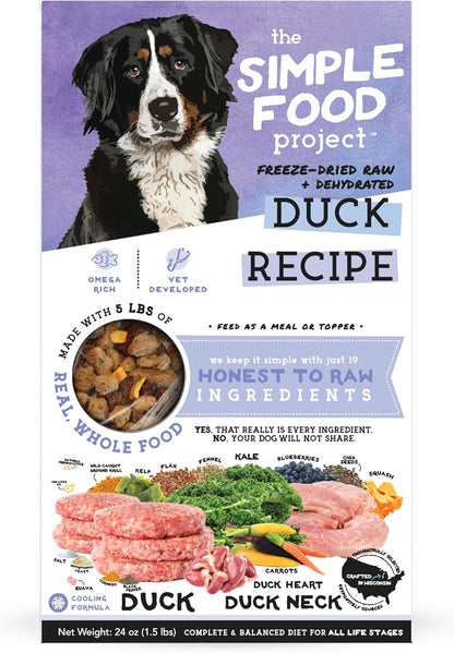 Simple Food Project - Beef & Salmon Recipe - Freeze Dried Raw Food for Dogs - 48oz - Image 11
