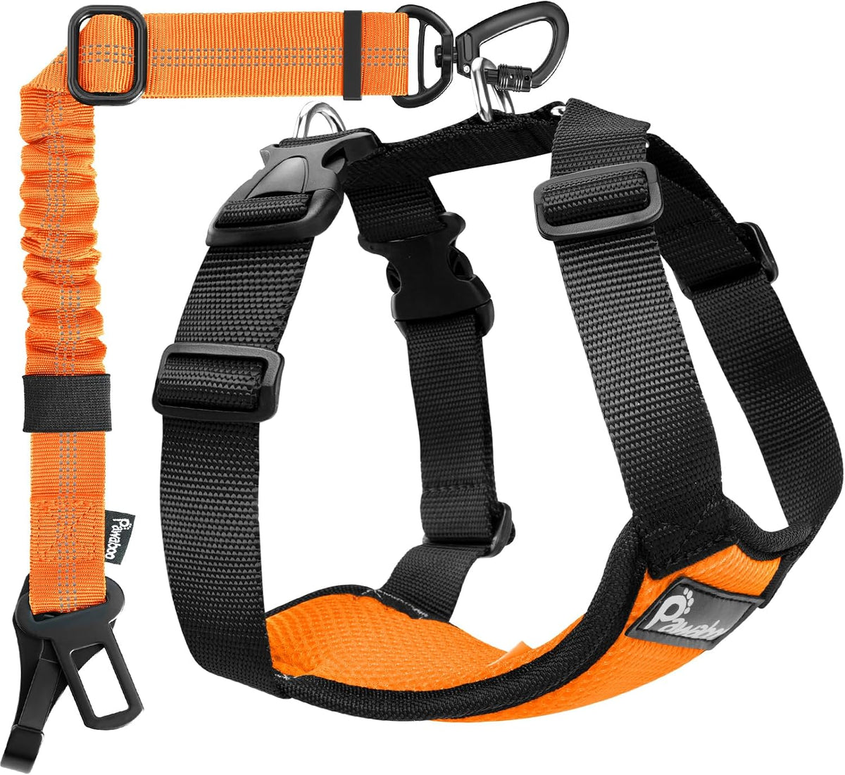 Pawaboo dog harness safety features and design