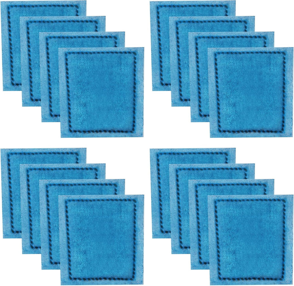 Xbbwmrs 16 pieces aquarium filter cartridge front view pack