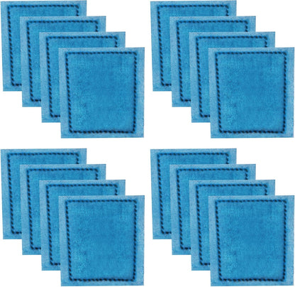 Xbbwmrs 16 pieces aquarium filter cartridge front view pack