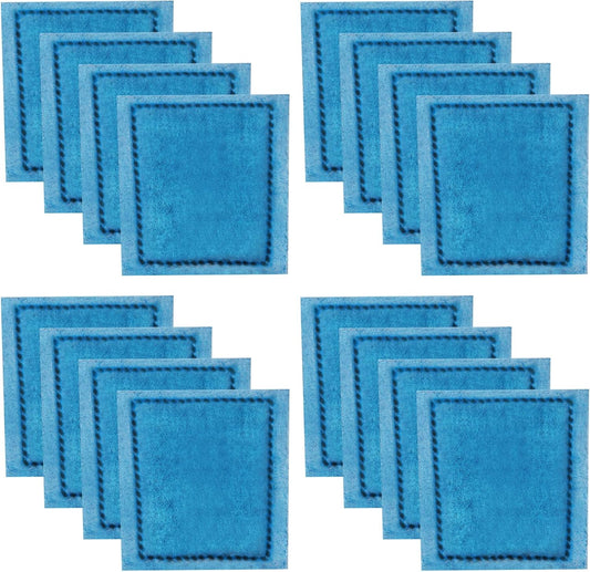 Xbbwmrs 16 pieces aquarium filter cartridge front view pack