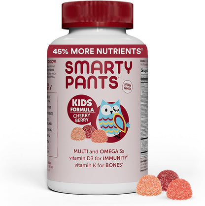 SmartyPants Kids Multivitamin Gummies front bottle view for children nutrition