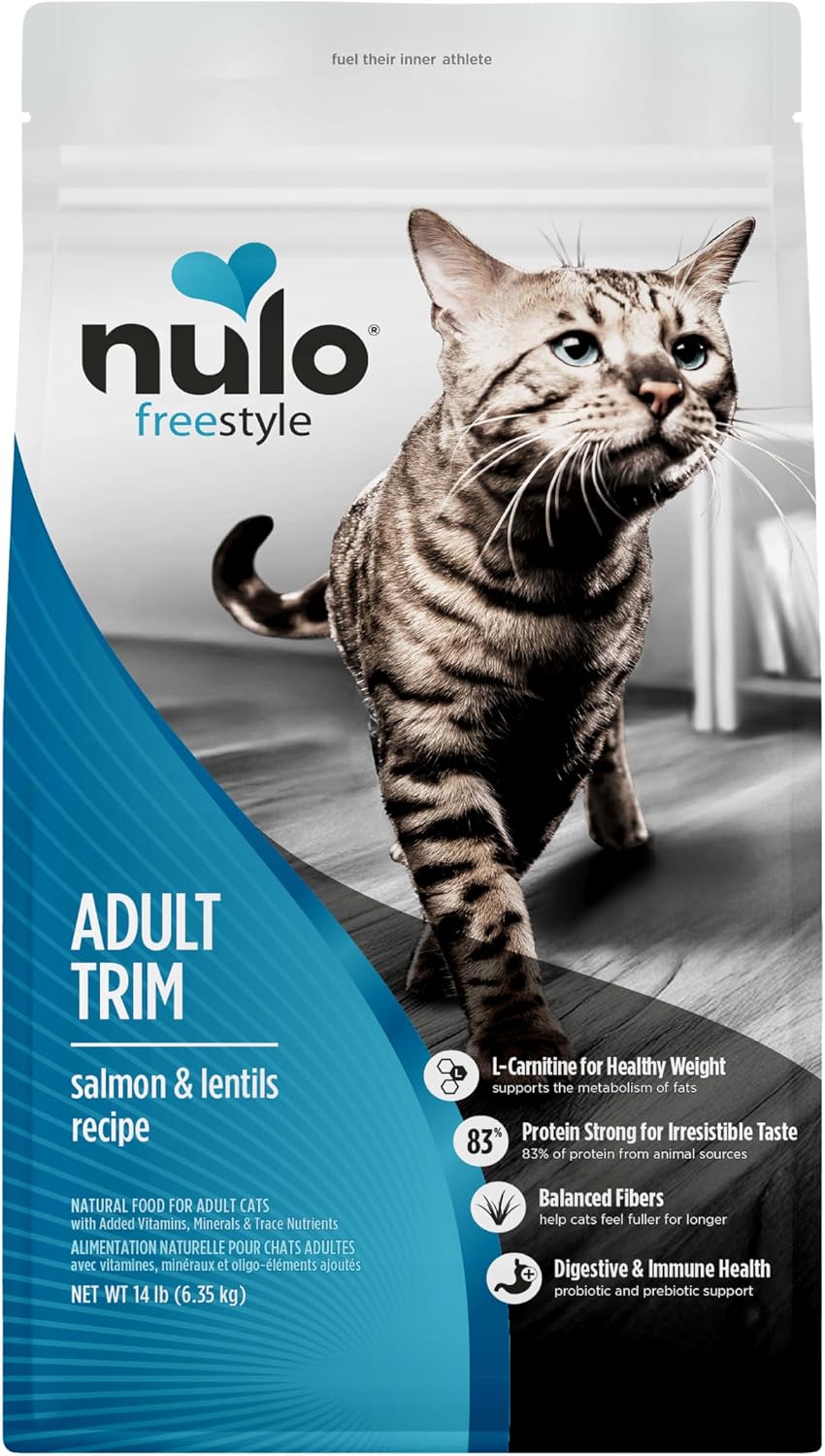Nulo FreeStyle Trim Grain-Free Dry Cat Food, Salmon & Lentils, 4 lb - Image 12