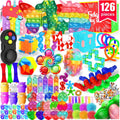 Liam and Ava 126 piece sensory fidget toy set front view
