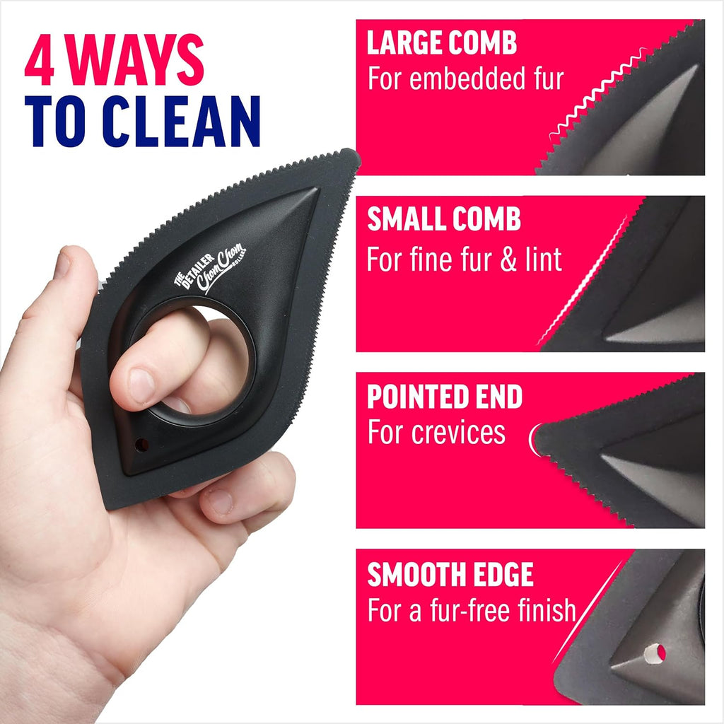 ChomChom Roller Detailer used on car floor mats