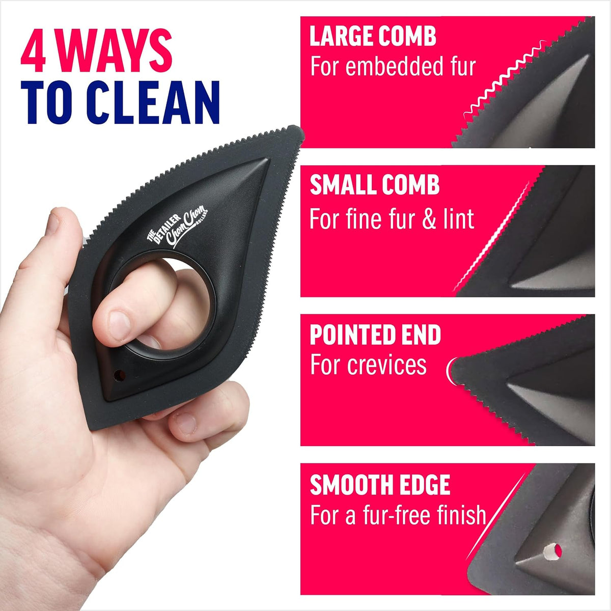 ChomChom Roller Detailer used on car floor mats