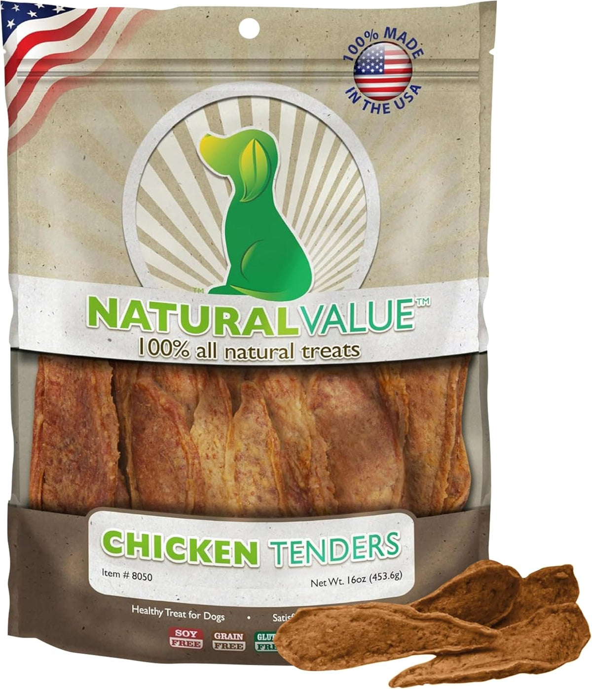 Loving Pets Natural Value Duck Sausages - Soft Jerky Dog Treats for Large & Small Breeds - Healthy Gluten, Wheat, Soy & Grain Free Pet Treats for Dogs - Image 9