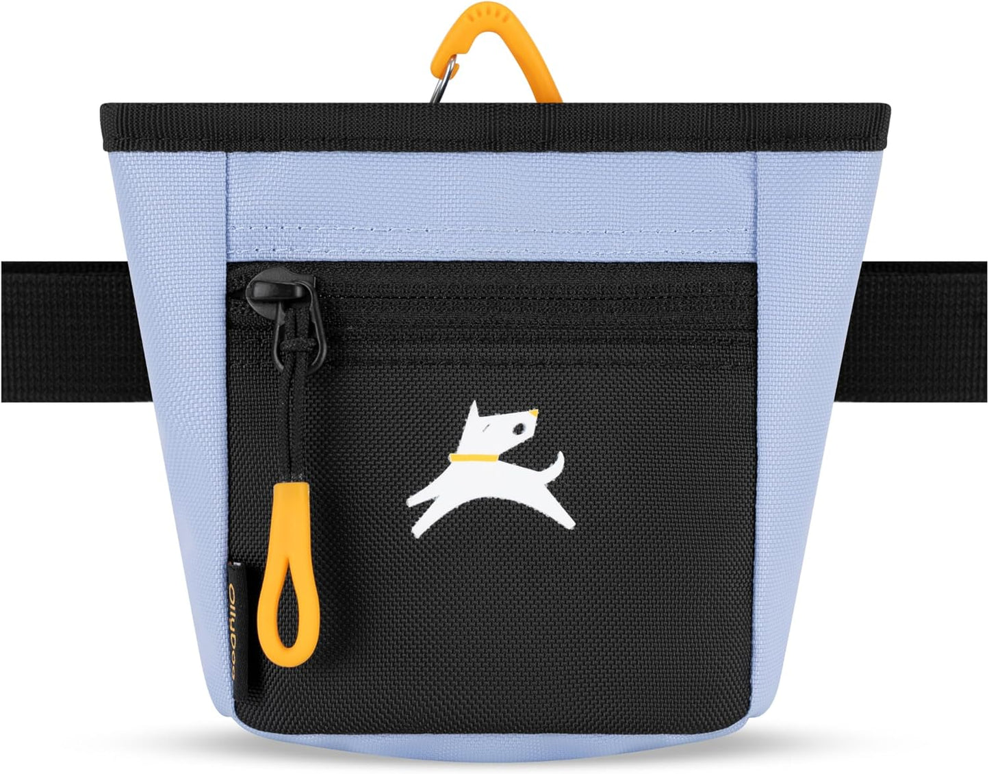 OllyDog, Goodie Treat Bag, Dog Treat Training Pouch | Magnetic Closure | 3 Ways to Wear | Hands-Free Waist Belt | Water-Resistant Recycled Vegan Fabric (Raven S'25) - Image 10